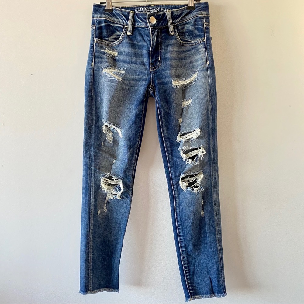 American Eagle Crop Jegging Size 0